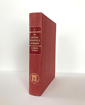 Seller image for A Bibliography of Oliver Wendell Holmes by Thomas Franklin Currier, Edited by Eleanor M. Tilton, for the Bibliographical Society of America. First Edition, Published in 1953 by New York University Press. Large Octavo Hardcover. for sale by Brothertown Books