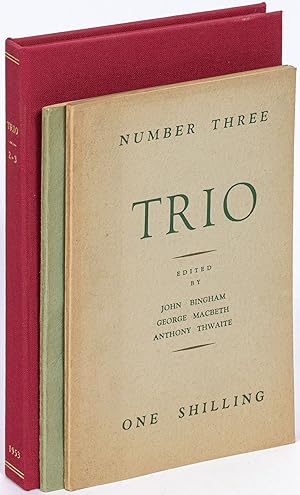 Bild des Verkufers fr Trio - Nos. Two and Three - January and June 1953 [Two Volumes] zum Verkauf von Between the Covers-Rare Books, Inc. ABAA