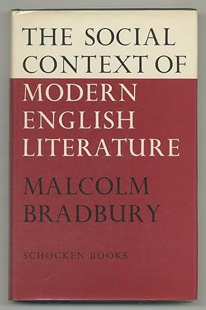 Imagen del vendedor de The Social Context of Modern English Literature a la venta por Between the Covers-Rare Books, Inc. ABAA