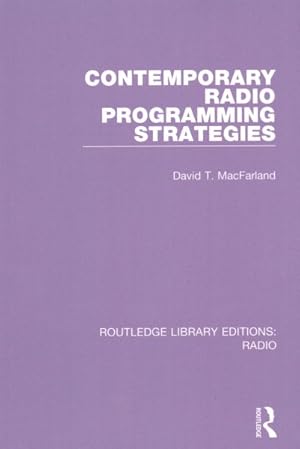 Immagine del venditore per Contemporary Radio Programming Strategies venduto da GreatBookPrices
