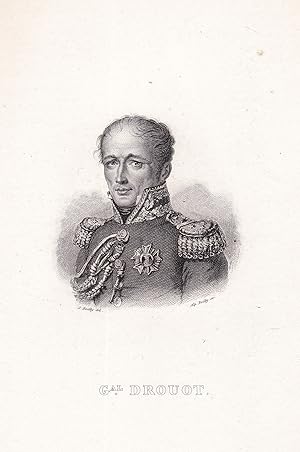 Seller image for "G.al Drouot" - Antoine Drouot (1774-1847) French officer Revolution Napoleonic Wars Portrait for sale by Antiquariat Steffen Vlkel GmbH