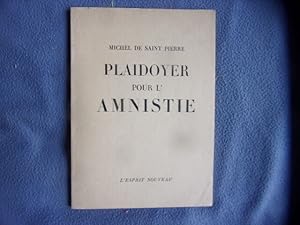 Seller image for Plaidoyer pour l'amnistie for sale by arobase livres