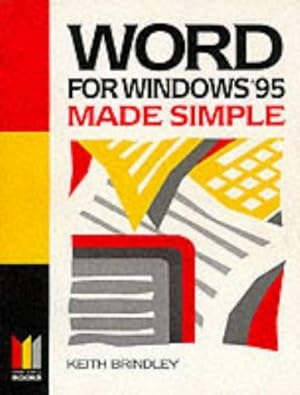 Immagine del venditore per Word for Windows 95 Made Simple (Made Simple Series) venduto da WeBuyBooks