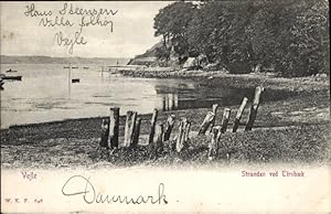 Bild des Verkufers fr Ansichtskarte / Postkarte Vejle Jutland Dnemark, Stranden ved Tirsbaek zum Verkauf von akpool GmbH