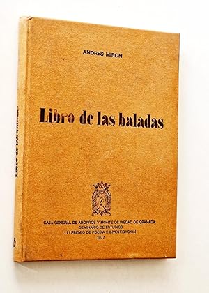 Seller image for LIBRO DE LAS BALADAS for sale by Libros con Vidas