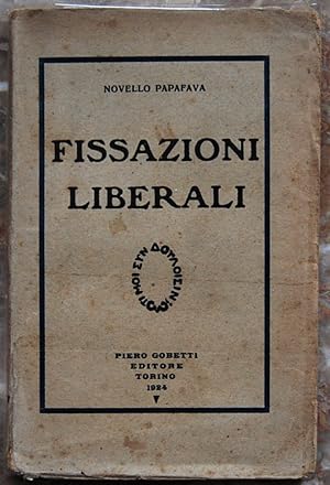 FISSAZIONI LIBERALI.