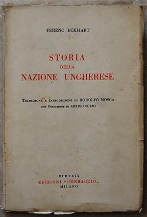 STORIA DELLA NAZIONE UNGHERESE.