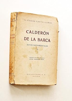 CALDERÓN DE LA BARCA. Autos Sacramentales II