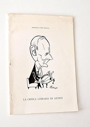 Imagen del vendedor de LA CRTICA LITERARIA EN AZORIN a la venta por Libros con Vidas