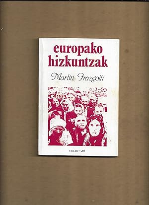 Imagen del vendedor de Europako Hizkuntzak a la venta por Gwyn Tudur Davies