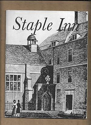 Image du vendeur pour Staple Inn mis en vente par Gwyn Tudur Davies