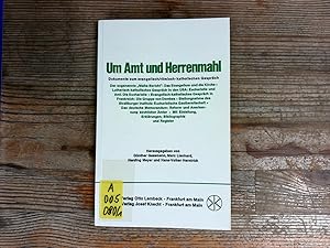 Seller image for Um Amt und Herrenmahl. Dokumente zum evangelisch /rmisch-katholischen Gesprch kumenische Dokumentation. for sale by Antiquariat Bookfarm