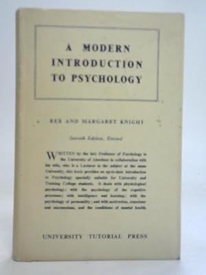 Seller image for A Modern Introduction to Psychology for sale by World of Rare Books