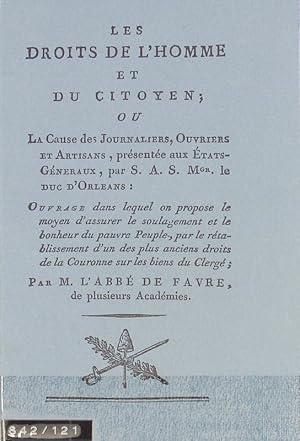 Bild des Verkufers fr Les Droits de L homme et du citoyen. zum Verkauf von Antiquariat Bookfarm