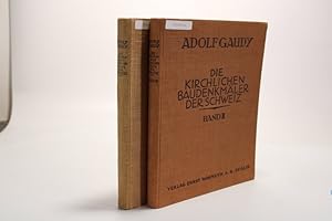 Seller image for Die kirchlichen Baudenkmler der Schweiz. 1.Bd.: Graubnden 2.Bd.: St.Gallen, Appenzell, Thurgau. for sale by Antiquariat Bookfarm