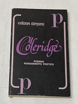 Seller image for Coleridge. Poemas pensamiento potico. for sale by ARREBATO LIBROS