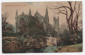 Llandaff Cathedral Wales Vintage Postcard