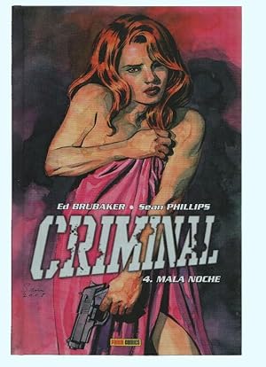 Seller image for CRIMINAL, Numero 04: MALA NOCHE - Ed Brubaker (Panini 2009, Tapa Dura) for sale by El Boletin