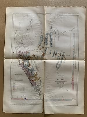 Itinéraires aux Mines de la Nevada d'après les déterminations géodésiques de M. Guillemin-Tarayre