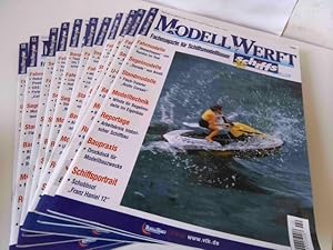 Konvolut: 11 Zeitschriften (von12) Modell Werft. Fachmagazin für Schiffsmodellbauer - Schiffs Pro...