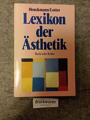 Seller image for Lexikon der sthetik. Beck'sche Reihe 466. for sale by Druckwaren Antiquariat