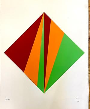 MAX BILL: UNTITLED SERIGRAPH NUMBERED AND SIGNED - 1988, 55 x 70 cm POSTER