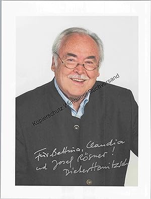 Original Autogramm Dieter Hanitzsch /// Autograph signiert signed signee