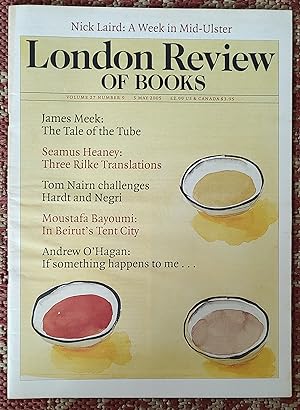 Immagine del venditore per London Review Of Books 5 May 2005 venduto da Shore Books
