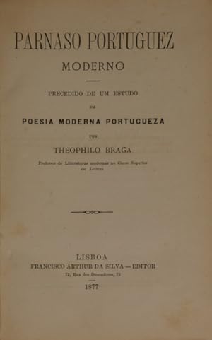 Seller image for PARNASO PORTUGUEZ MODERNO. for sale by Livraria Castro e Silva