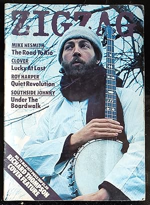 Bild des Verkufers fr Zigzag The Rock Magazine May 1977 (Richard Thompson on cover) zum Verkauf von Shore Books