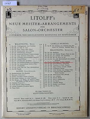 Bild des Verkufers fr Ku-Walzer, Op. 211. [= Litolff`s Neue Meister-Arrangements fr Salon-Orchester, Nr. 31] zum Verkauf von Antiquariat hinter der Stadtmauer