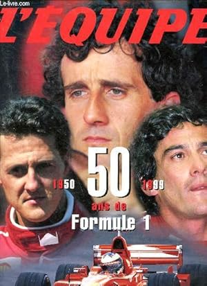 Image du vendeur pour L'quipe 50 ans de Formule 1 1950-1999 - Coffret 2 volumes. mis en vente par Le-Livre