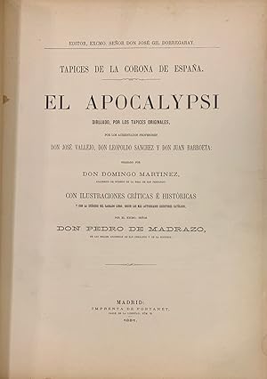 Tapices de la Corona de España. El Apocalypsi. Dibujado, por los tapices originales