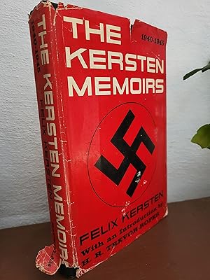 Imagen del vendedor de The Kersten Memoirs 1940-1945 a la venta por Losaw Service