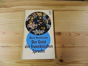 Seller image for Der Geist der franzsischen Sprache for sale by Versandantiquariat Schfer