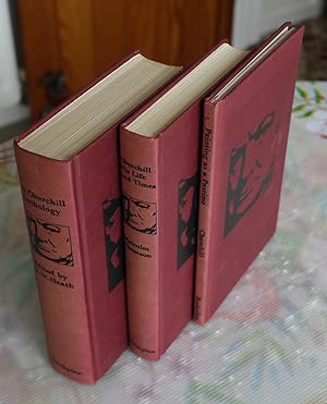 Seller image for A Churchill Anthology:Churchill His Life and Times:Painting as a Pastime:Complete in 3 Volumes for sale by Bawnmore Fine and Rare Books