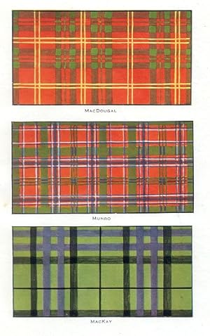 MacDougal,Munro,MacKay,Scottish Tartans