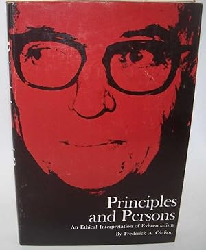 Imagen del vendedor de Principles and Persons: An Ethical Interpretation of Existentialism a la venta por Easy Chair Books