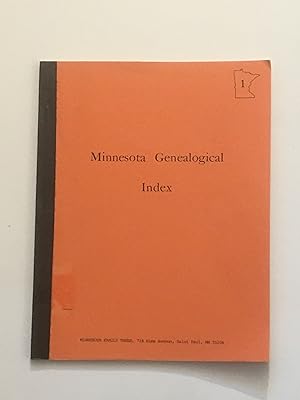Immagine del venditore per Minnesota Geneaological Index: Volume 1 venduto da funyettabooks