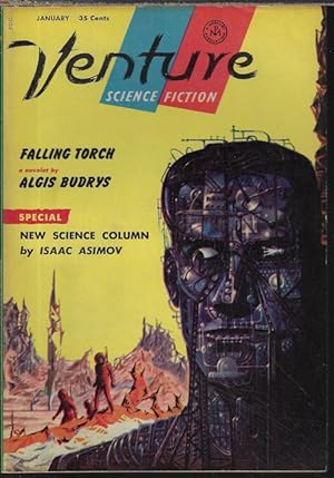 Imagen del vendedor de VENTURE Science Fiction: January, Jan. 1958 ("Falling Torch") a la venta por Books from the Crypt