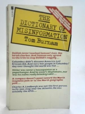 Imagen del vendedor de Dictionary of Misinformation a la venta por World of Rare Books