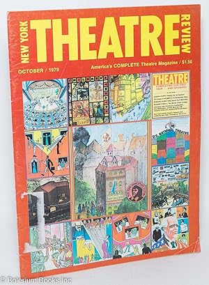 Immagine del venditore per New York Theatre Review: America's complete theatre magazine; vol. 2, # 8, Oct. 1978 venduto da Bolerium Books Inc.