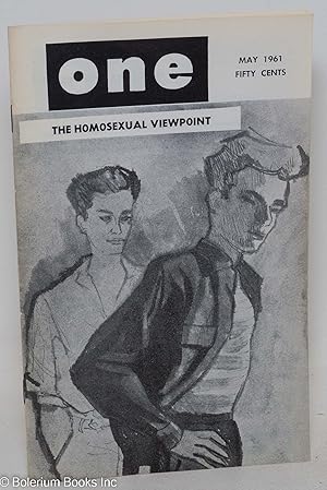 Seller image for ONE Magazine: the homosexual viewpoint; vol. 9, #5, May 1961: Cover by Mario de Graaf for sale by Bolerium Books Inc.