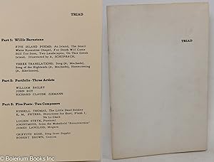 Seller image for Triad: [#1] for sale by Bolerium Books Inc.