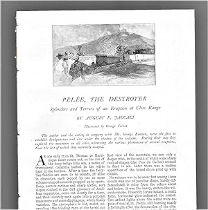 Seller image for Pelee The Destroyer: Spendors And Terrors Of An Eruption At Close Range for sale by Legacy Books II