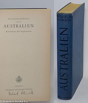 Image du vendeur pour Australien - Kontinent der Gegensatze mis en vente par Bolerium Books Inc.