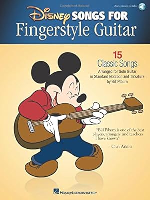 Bild des Verkufers fr Disney Songs for Fingerstyle Guitar: 15 Classic Songs Arranged by Solo Guitar in Standard Notation and Tablature by Piburn, Bill [Paperback ] zum Verkauf von booksXpress