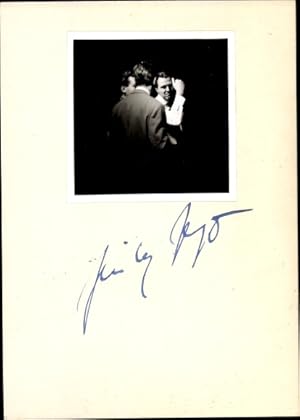 Foto Regisseur und Schauspieler Dietrich Haugk, Portrait, Autogramm