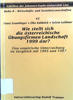 Imagen del vendedor de Wie stellt sich die sterreichische bungsfirmen-Landschaft 1999 dar? : Eine empirische Untersuchung im Vergleich mit 1995 und 1997. Schriften der Johannes-Kepler-Universitt Linz / Reihe B / Wirtschafts- und Sozialwissenschaften ; 42 a la venta por books4less (Versandantiquariat Petra Gros GmbH & Co. KG)