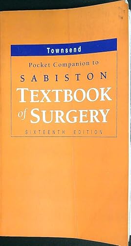 Bild des Verkufers fr Pocket Companion to Sabiston Textbook of Surgery zum Verkauf von Librodifaccia